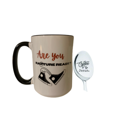 1:3 Are You Rapture Ready -Shoes Mug