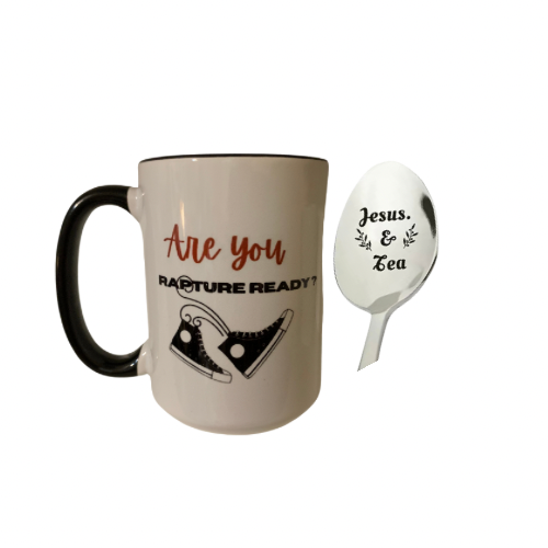 1:3 Are You Rapture Ready -Shoes Mug