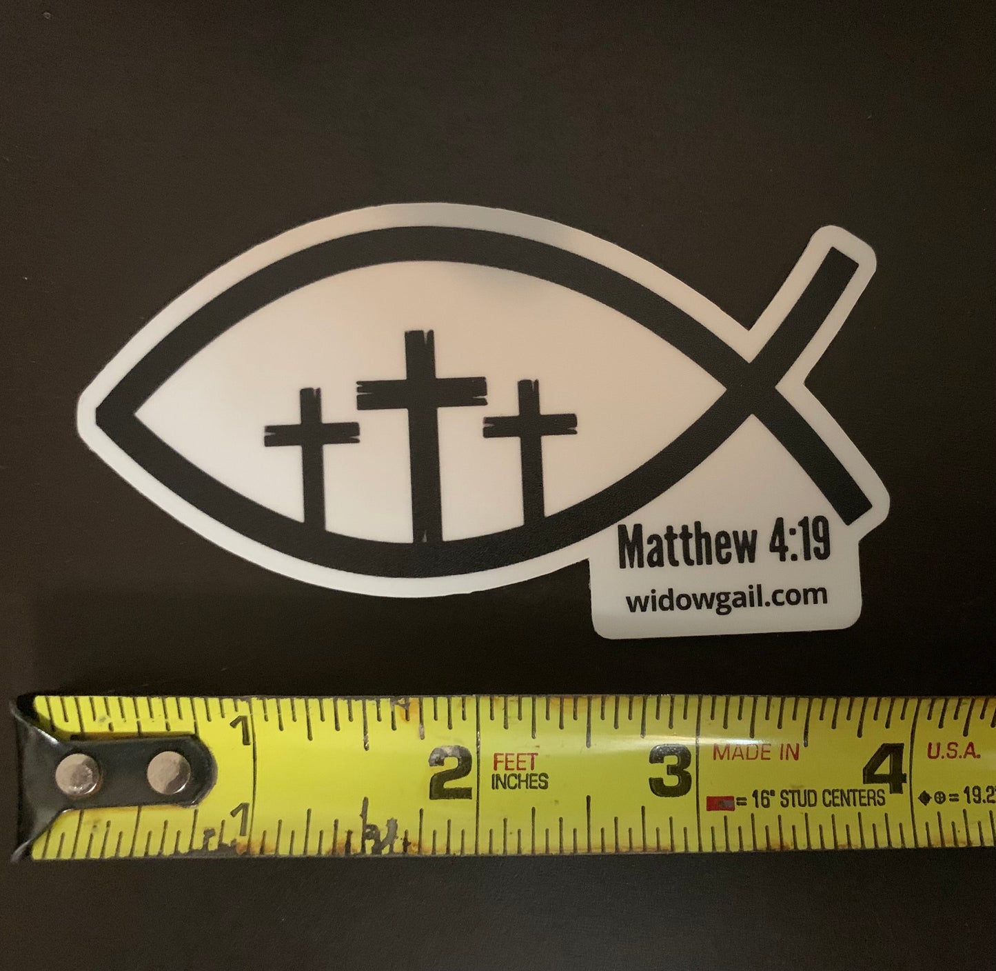 4:02 Windshield sticker - Fishers of men