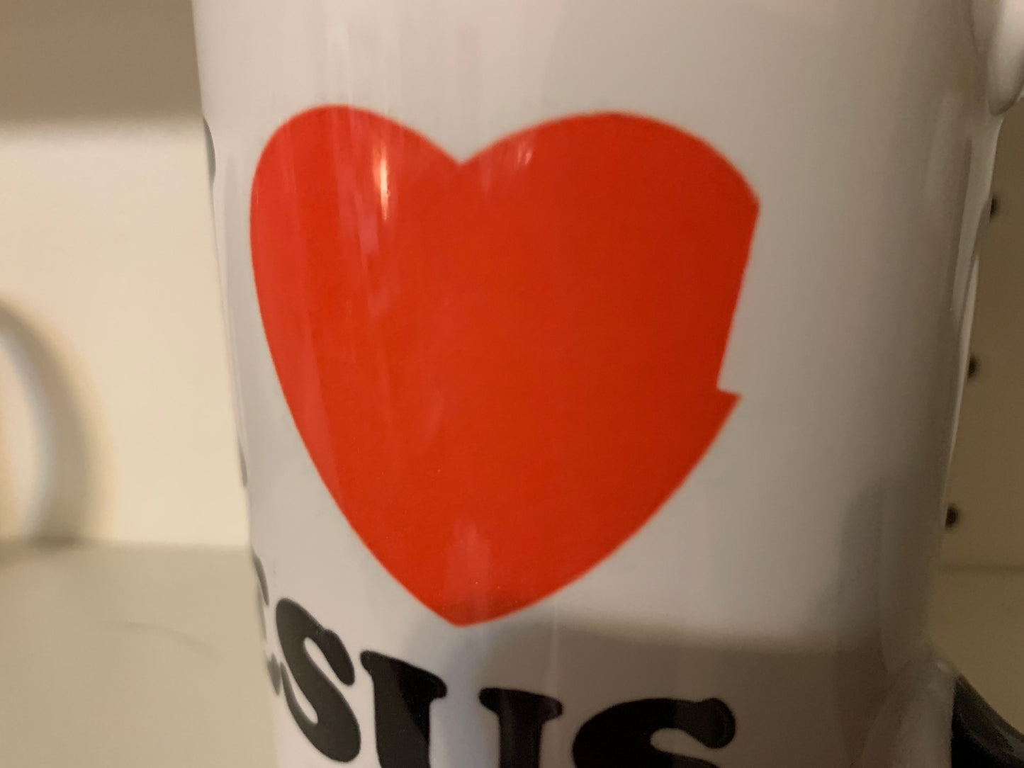 444: OOPS MUG - i ❤️ Jesus