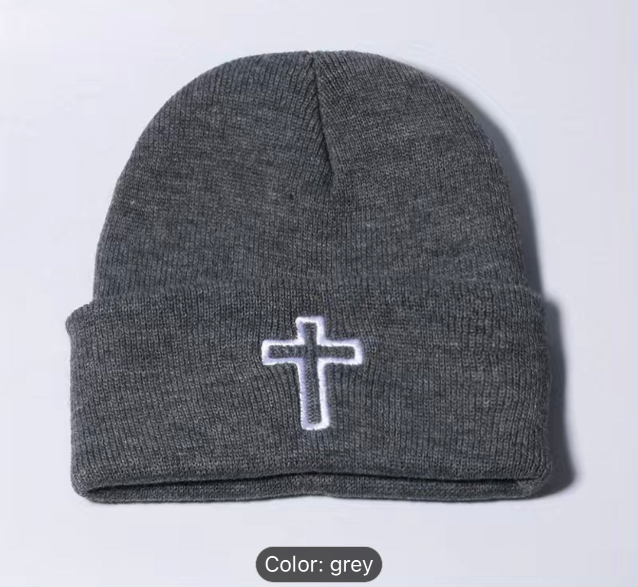 Embroidered Cross Hat