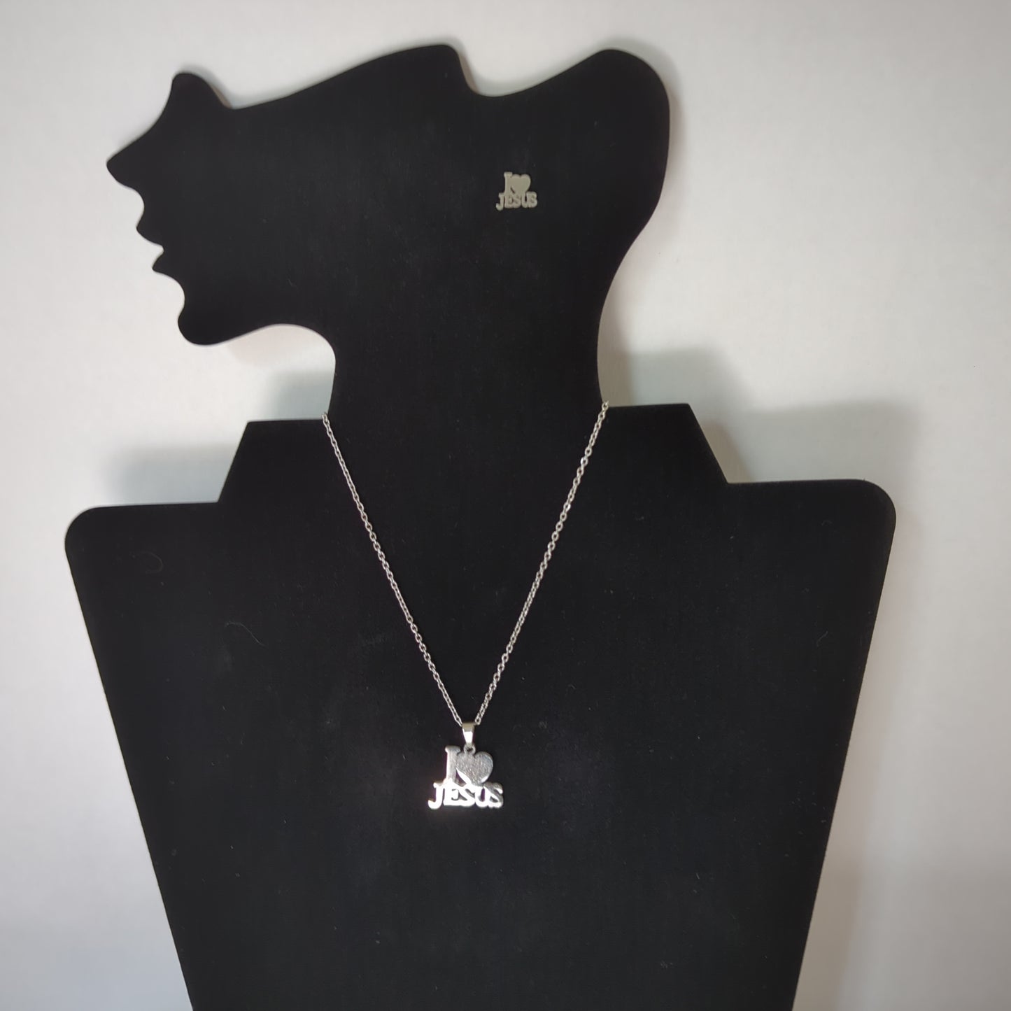I ❤️ Jesus Necklace & Earring set