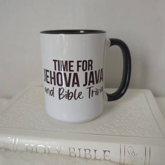 2:8 Time For Jehova Java Mug - New Version