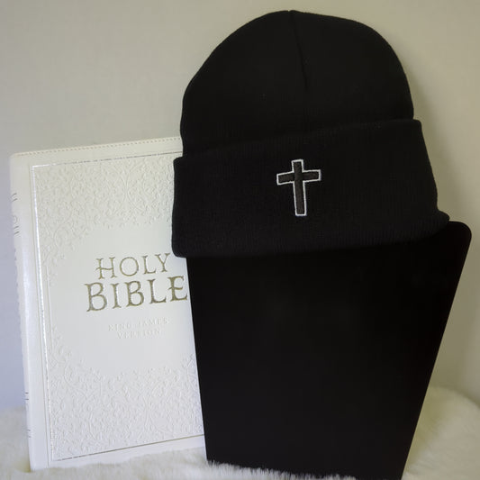 Embroidered Cross Hat