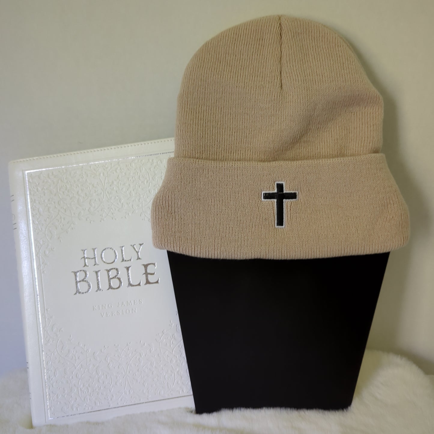 Embroidered Cross Hat