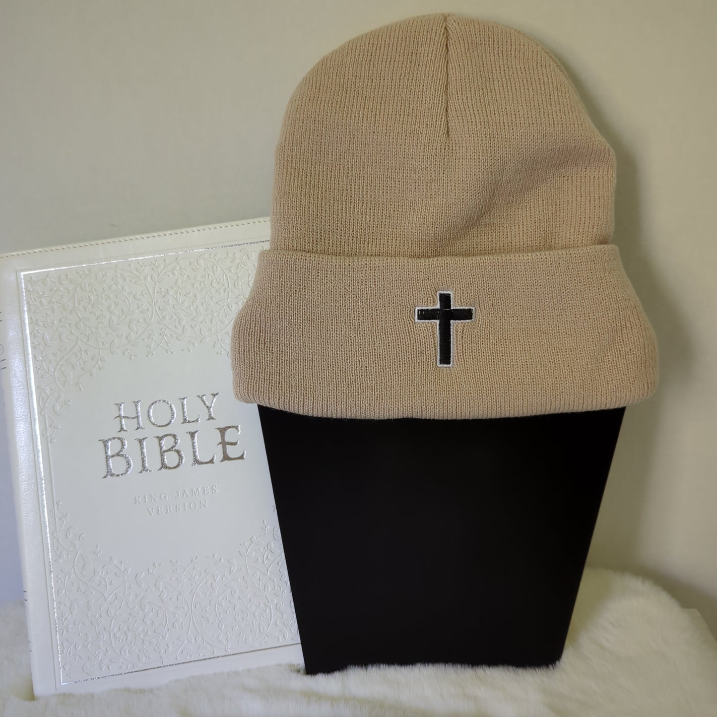 Embroidered Cross Hat