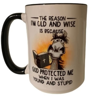 3:8 Reason I am Old and wise mug(humor)