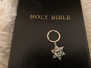 1h) Israel Star of David Keychain
