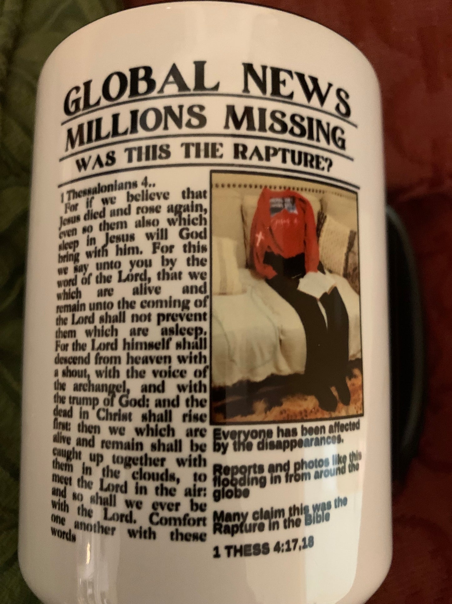 1:2 Breaking News Rapture Mug