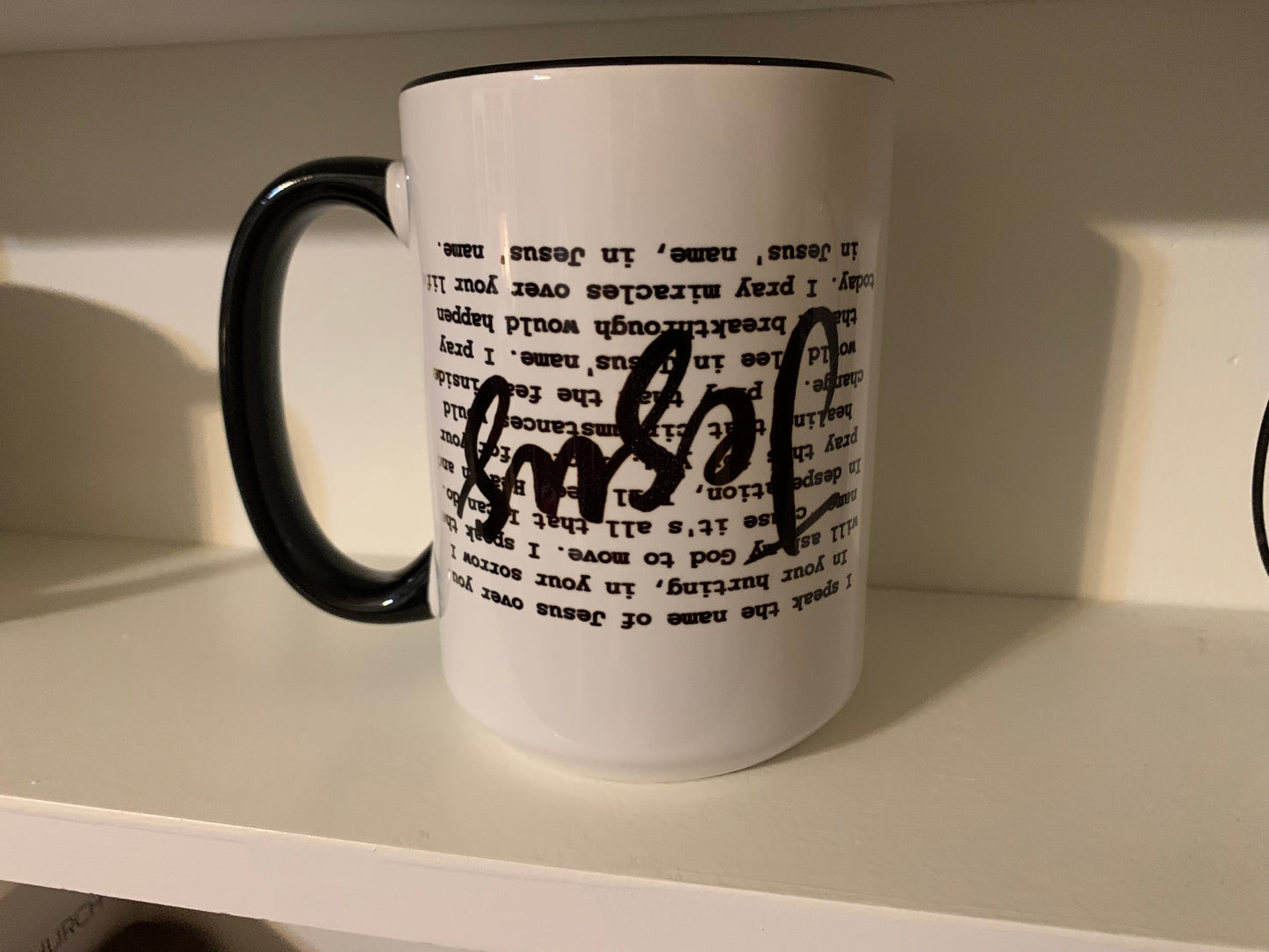 OOOPS! Speak Jesus (hug) Mug