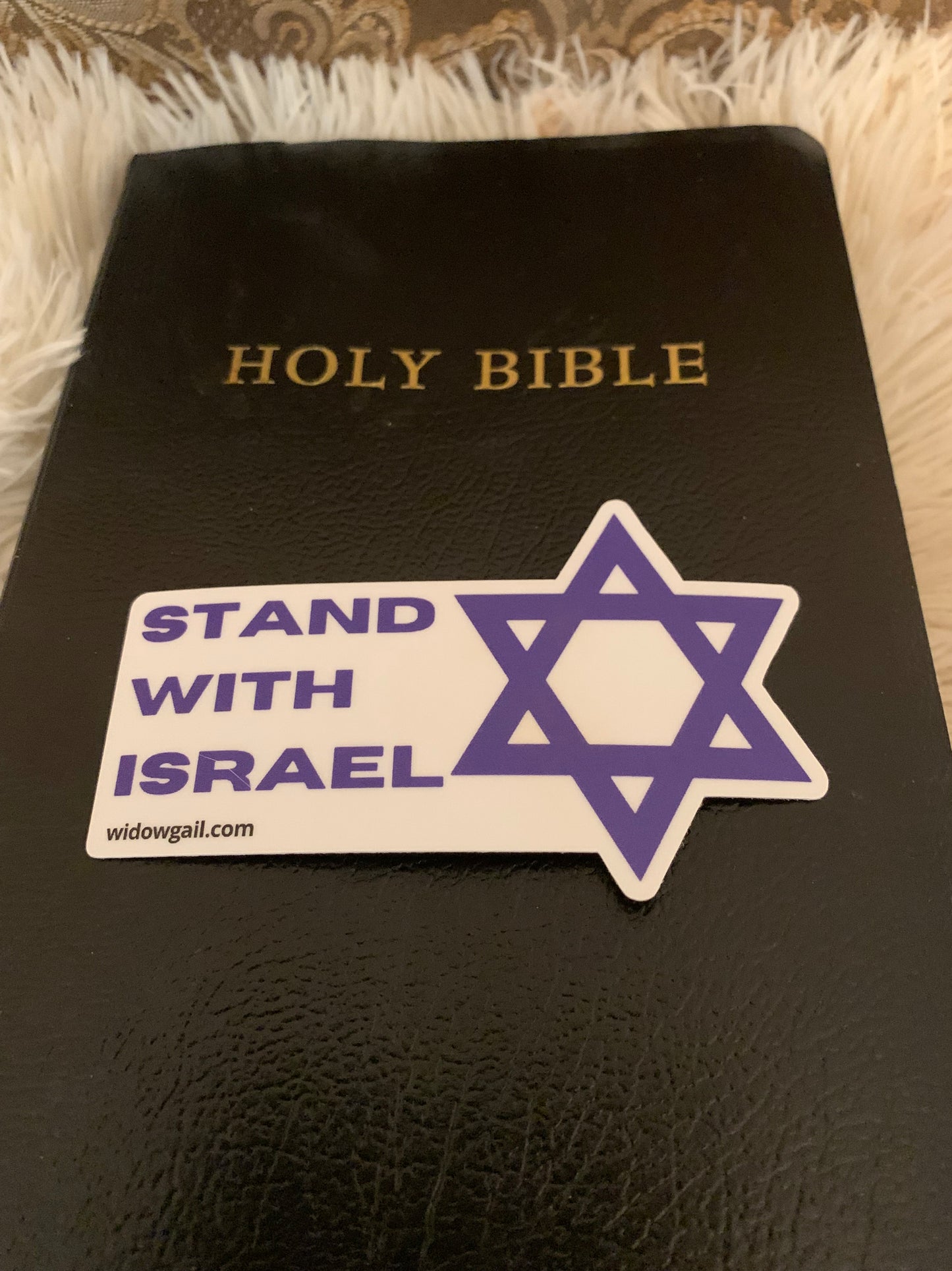 4:01 Windshield Sticker - I stand with Israel