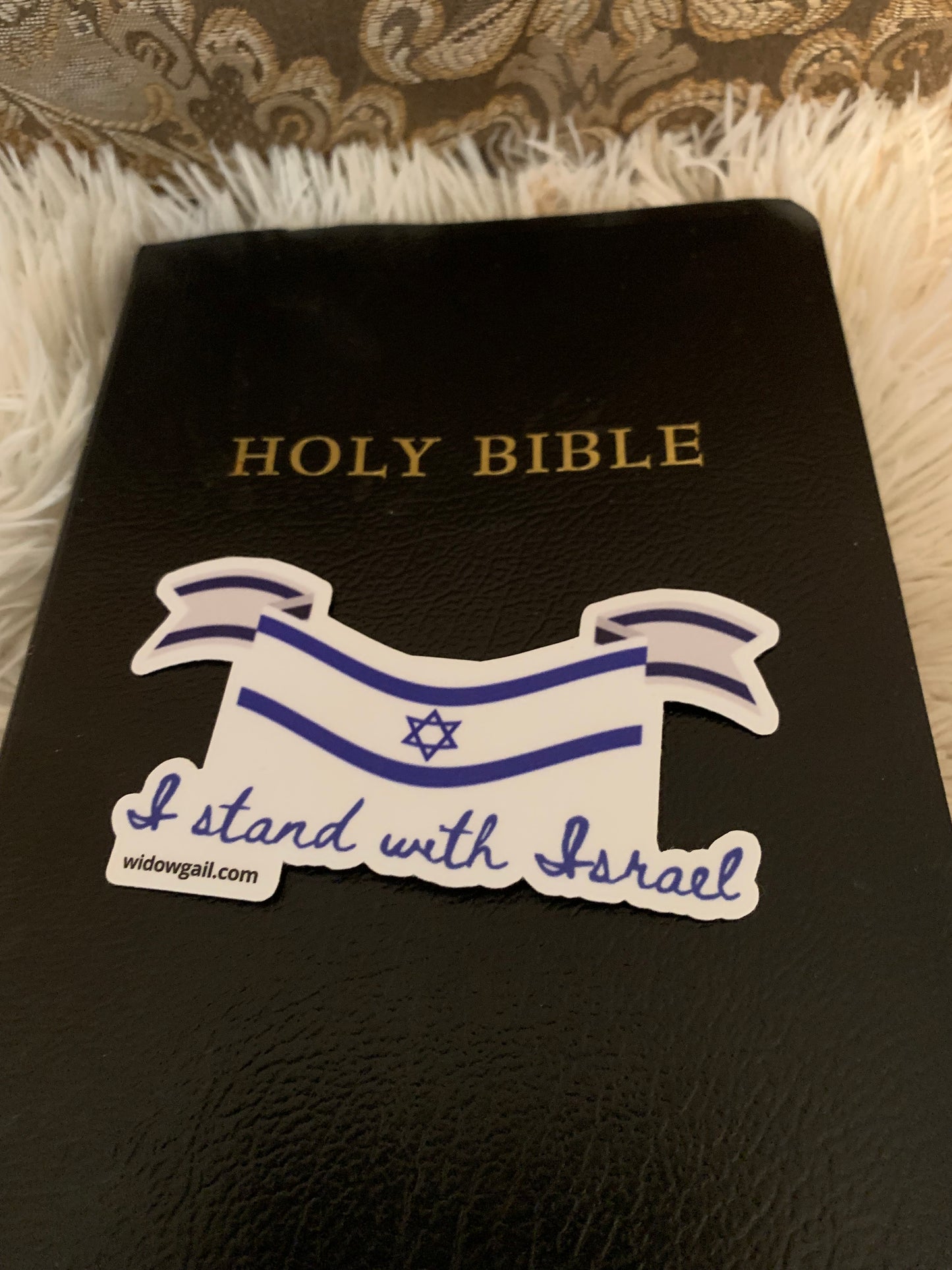 4:01 Windshield Sticker - I stand with Israel
