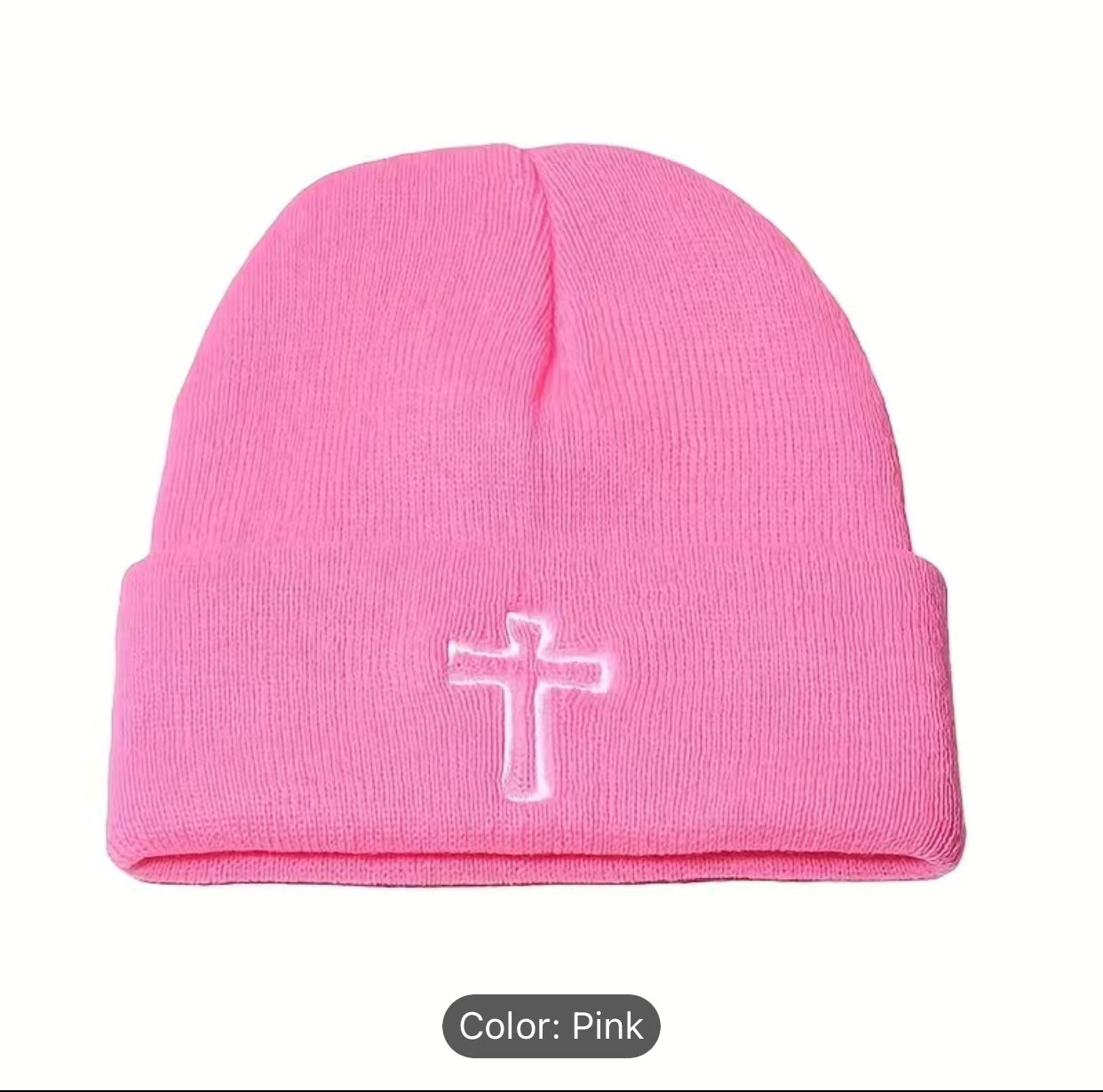 Embroidered Cross Hat