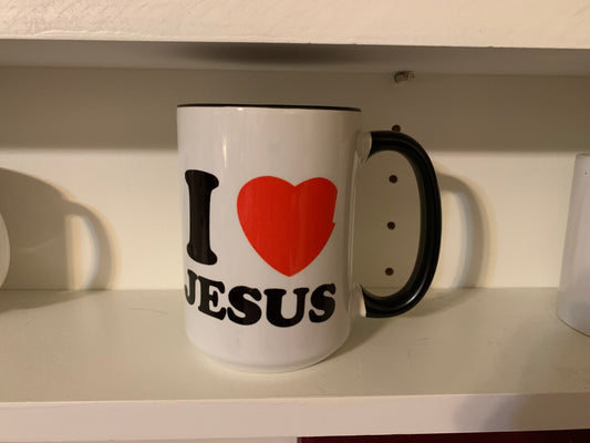 444: OOPS  MUG - i ❤️ Jesus