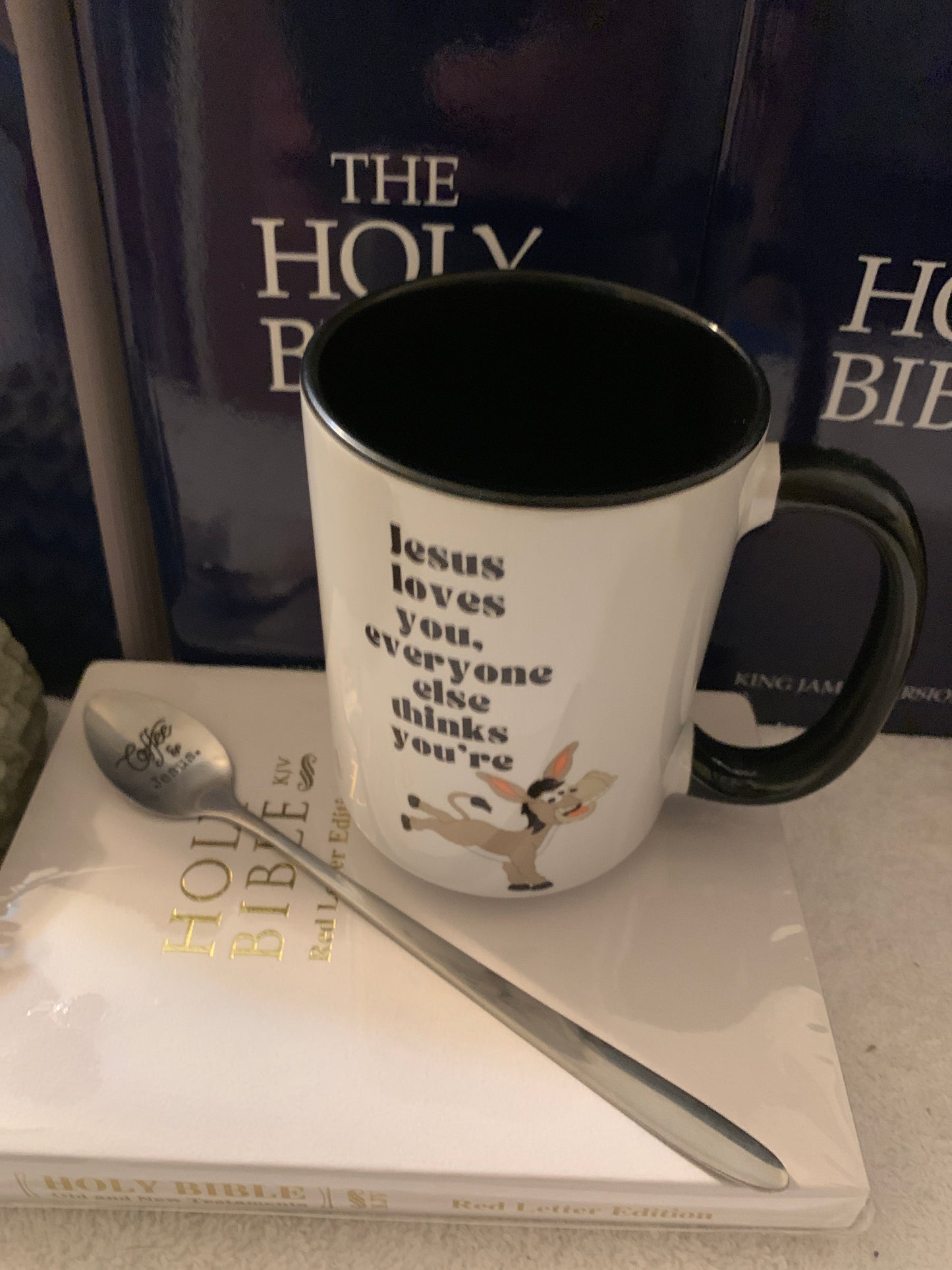 3:7 Jesus loves you, everyone else donkey (humor)